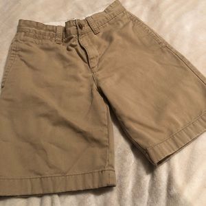 Boys khaki shorts sz8